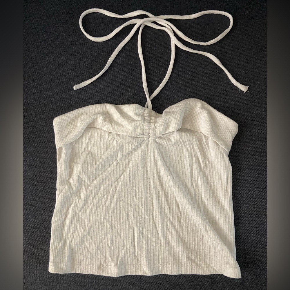 White Crop Top